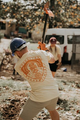 A SPWR rep working hard