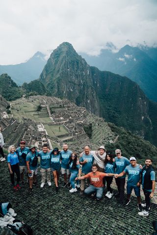 The group at Machu Picchu